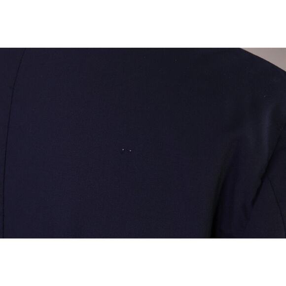 Eleventy Platinum Special Collection Solid Navy Blue Wool Blazer Jacket 42R - Picture 8 of 11